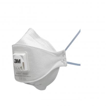 3M 9322 - Masque jetable Aura-tm- FFP2 avec valve (20 pièces)