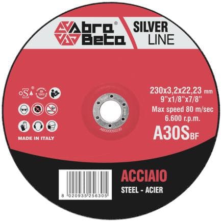 ABRA BETA AB000050180 - A30S - Disques à tronçonner à centre déporté (lot multiple)