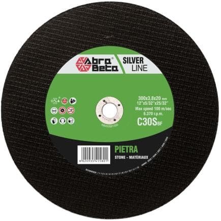 ABRA BETA AB000581350 - C30S - Disques à tronçonner pour pierre 100 m/sec au centre de la surface (lot multiple)