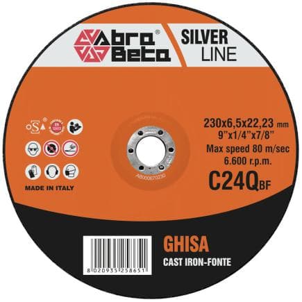 ABRA BETA AB000670115 - C24Q - Disques abrasifs à centre déporté pour fonte (lot multiple)