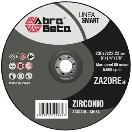 ABRA BETA AB000750115 - ZA2ORE - Disques abrasifs en zircone à centre déporté (lot multiple)
