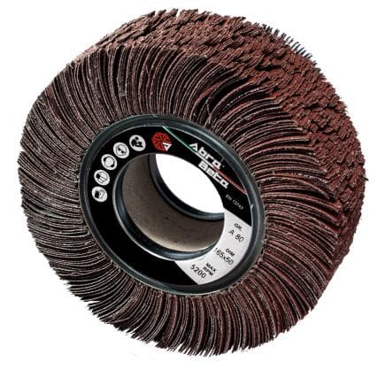 ABRA BETA AB001310106 - Roues à flasques alvéolés en toile de jute corindon (lot multiple)