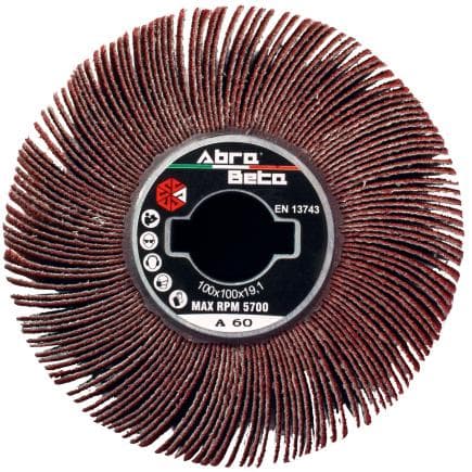 ABRA BETA AB001351104 - Roues à lamelles Satinex avec trou en tissu corindon (lot multiple)