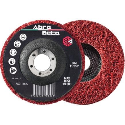 ABRA BETA AB001490115 - Disques de décapage avec trou en céramique avec support en fibre de verre (lot multiple)