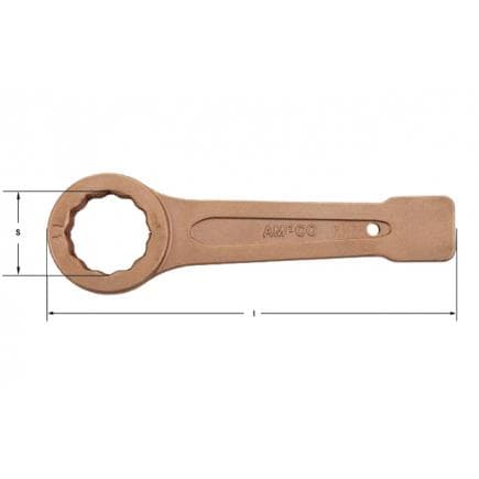 AMPCO SW1031B - Clé polygonale Safewrench, Cuivre-Béryllium (pouces)