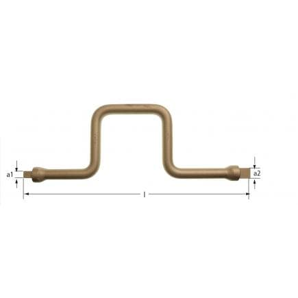 AMPCO CC5860A - Poignée de vitesse, Aluminium-Bronze (métrique)