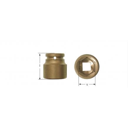 AMPCO CE3024A - Douille hexagonale Impact, 1'', Aluminium-Bronze (métrique)