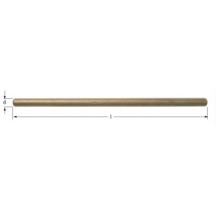 AMPCO CL0150A - Barre d’extension pour clés à pipe hexagonale, Aluminium-Bronze (métrique)