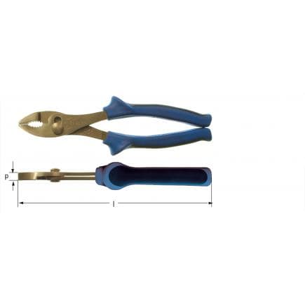 AMPCO EB1650A - Pinces universelles réglables, Aluminium-Bronze