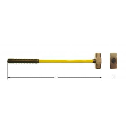 AMPCO FG0069A - Massette, Aluminium-Bronze