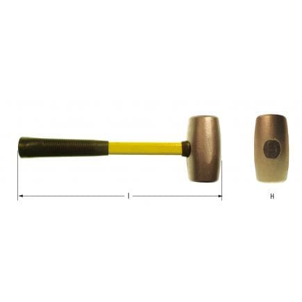 AMPCO FH0001A - Maillet, Aluminium-Bronze