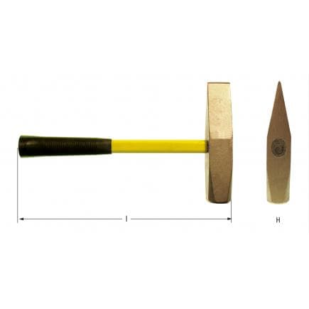 AMPCO FM0050A - Marteau de coupe, Aluminium-Bronze