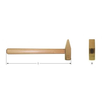 AMPCO FS0100A - Marteau, Aluminium-Bronze