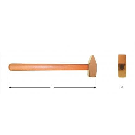 AMPCO FV0250B - Marteau Heavy Duty, Cuivre-Béryllium