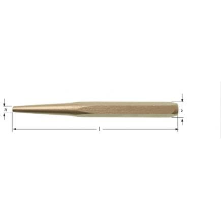 AMPCO HB0040A - Burin de machinistes, Aluminium-Bronze