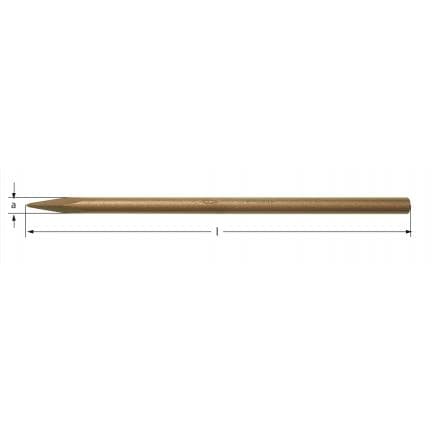 AMPCO JS3003A - Pointe de retrait filaments, Aluminium-Bronze