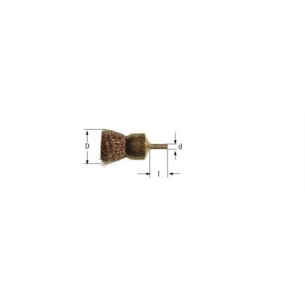 AMPCO KP1026 - Brosse de finition, Bronze phosphoreux
