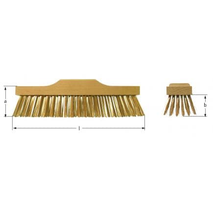 AMPCO KS0001 - Balai-brosse, Bronze phosphoreux