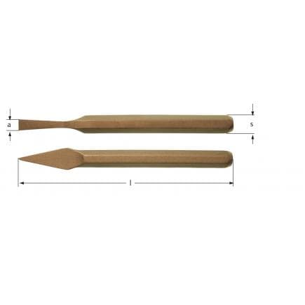 AMPCO MC0205A - Bédane, Aluminium-Bronze