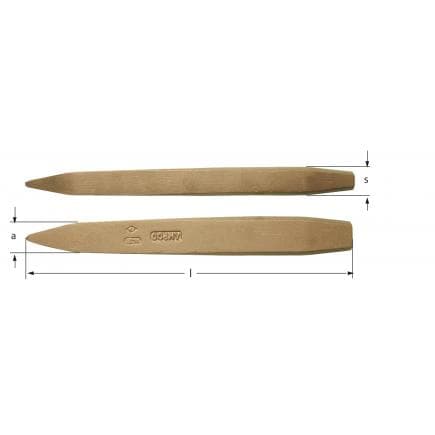 AMPCO MF0380A - Burin à ciment, Aluminium-Bronze