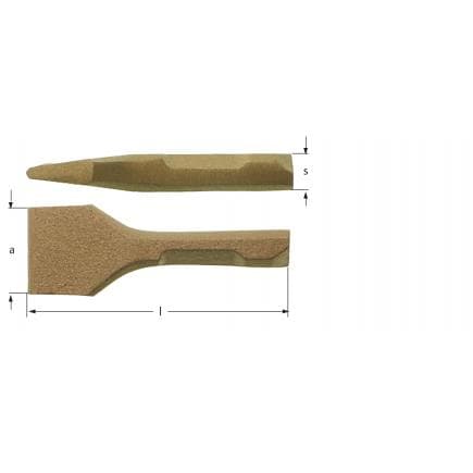 AMPCO ML1050A - Burin pneumatique, Aluminium-Bronze