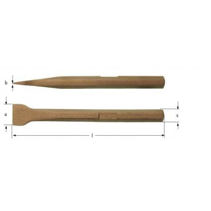AMPCO MM0015A - Outil de calfeutrage, Aluminium-Bronze