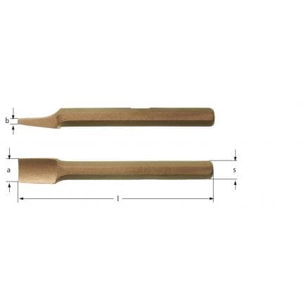AMPCO MM0027A - Outil de calfeutrage, Aluminium-Bronze