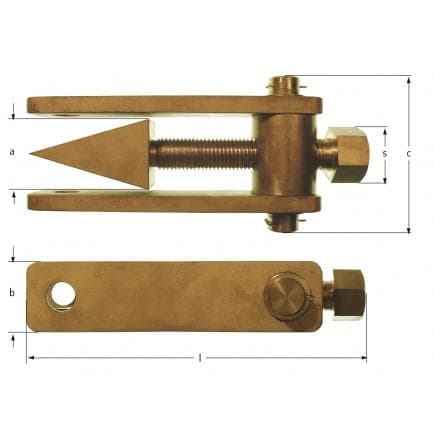 AMPCO MR6060A - Écarteur de brides, Aluminium-Bronze