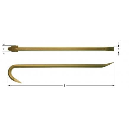 AMPCO MT0460A - Leviers de débosselage, Aluminium-Bronze