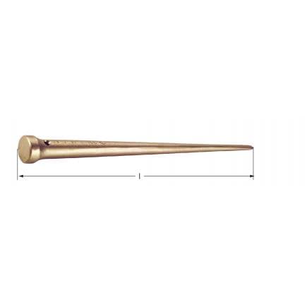 AMPCO MW0406A - Pointe à démêler, Aluminium-Bronze