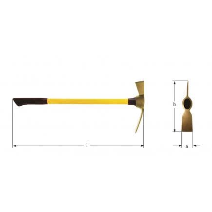 AMPCO NB0055A - Bêche, Aluminium-Bronze