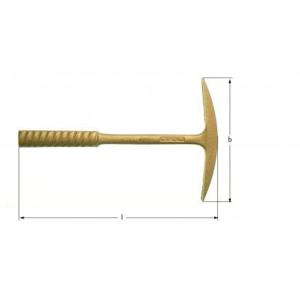 AMPCO NP0096A - Pioche, Aluminium-Bronze