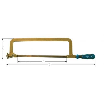 AMPCO LS0300A - Scie à métaux, Aluminium-Bronze