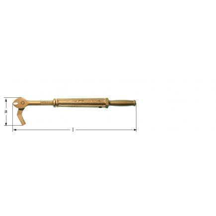 AMPCO PK0460A - Extracteur de clous, Aluminium-Bronze
