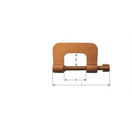 AMPCO PS0100B - Serre-joint à barre, Cuivre-Béryllium