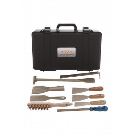 AMPCO RR1000 - Jeu d'outils antidéflagrants pour nettoyage de cabine de peinture (10 pièces)