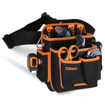 BETA 020050040 - Pochette à outils avec assortiment de 17 outils pour la maintenance générale