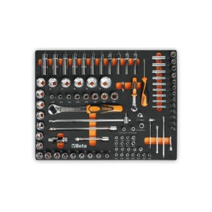 BETA 024580100 - Module mousse avec douilles 1/4" et 1/2"