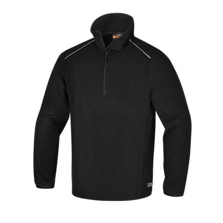 BETA 076360505 - Pull en micro-polaire avec fermeture éclair courte