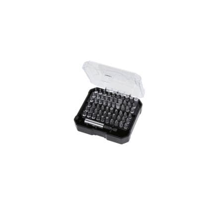 BETA 008616961 - Set avec 60 embouts de tournevis et 1 porte-embout magnétique à dégagement rapide dans un étui de poche