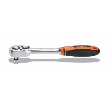 BETA 009106872 - Cliquet réversible avec entraînement carré mâle 3/8", chromé