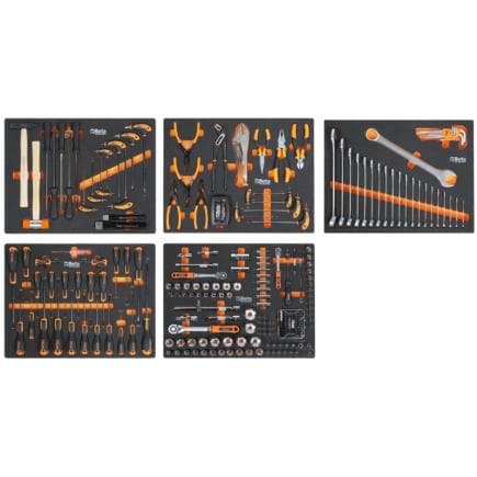 BETA 059456301 - Set d'outils universels dans des plateaux en EVA souple (268 pcs.)