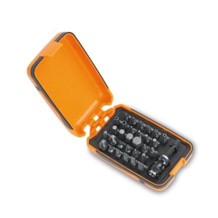 BETA 008610802 - Etui de poche comprenant 30 embouts et 1 porte-embout magnétique à bague de verrouillage/déverrouillage rapide