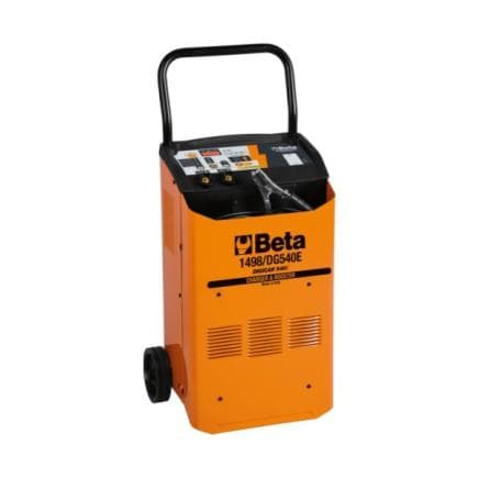 BETA 014980770 - Chargeur/démarreur de batterie électronique, 12/24 V sur roues