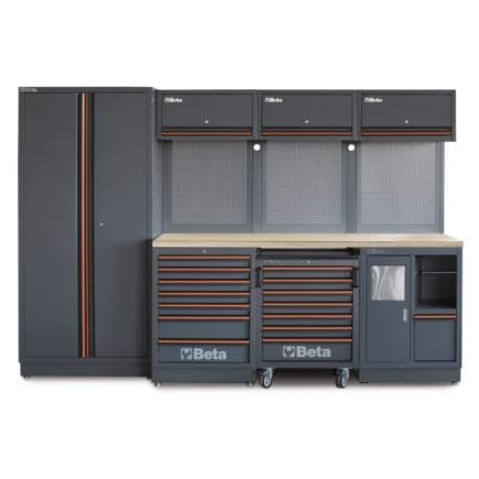 BETA 045002002 - Combinaison d'ameublement d'atelier C45PRO 2.0 W