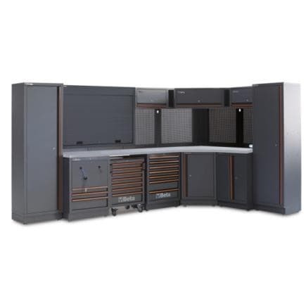 BETA 045002036 - Combinaison d'ameublement d'atelier C45PRO 2.0 GX