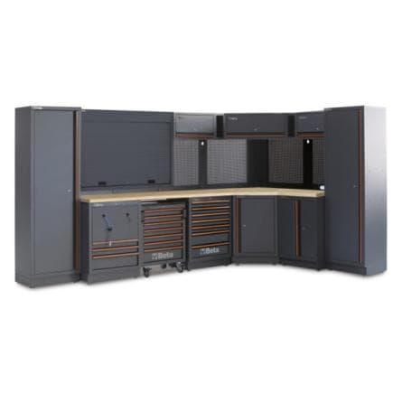 BETA 045002037 - Combinaison d'ameublement d'atelier C45PRO 2.0 GW