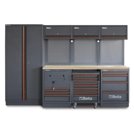 BETA 045002039 - Combinaison d'ameublement d'atelier C45PRO 2.0 HW