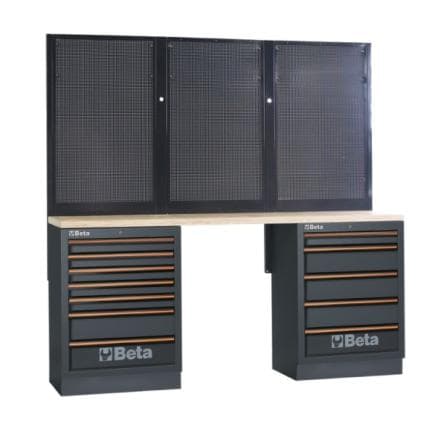 BETA 045002052 - Combinaison d'ameublement d'atelier C45PRO 2.0 BPW-2,0