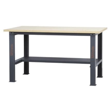 BETA 058000601 - Etabli simple d'une longueur de 1,6m avec plan de travail en bois